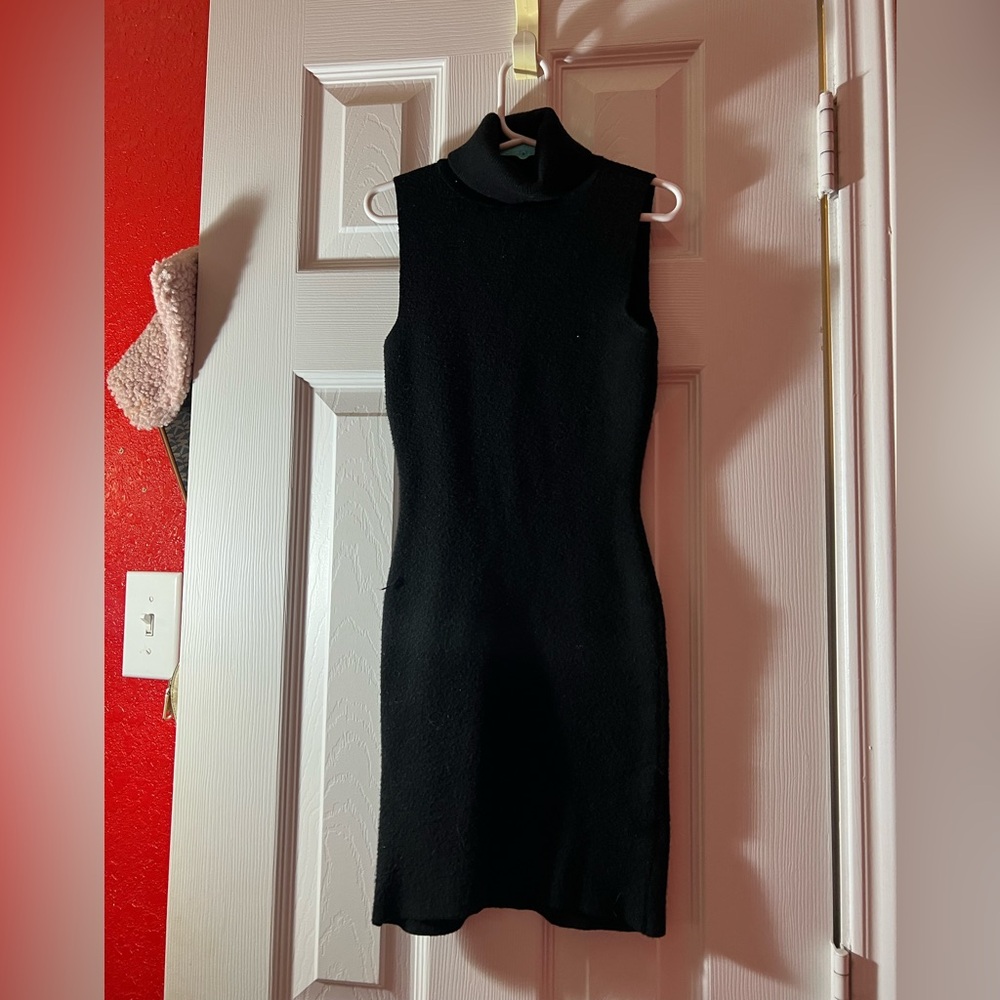 Aster Black turtle neck dress